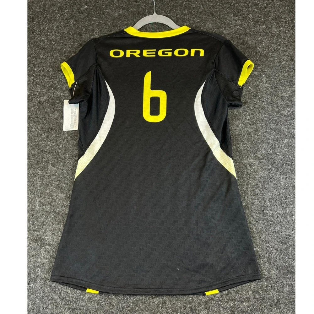 Nike Oregon Ducks Jersey Womens Medium NCAA 6 Dri Fit Volleyball NWT Sample